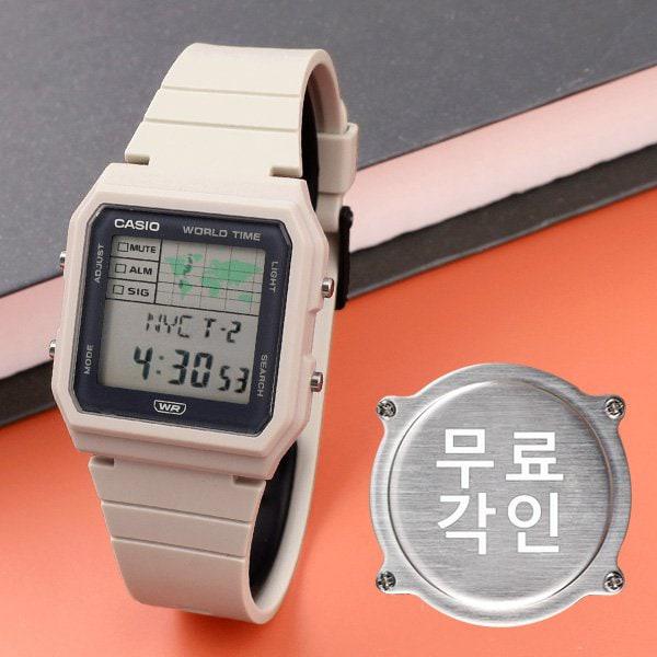 無料刻印 LF-30W-8A デジタル男女兼用ウレタン時計 d