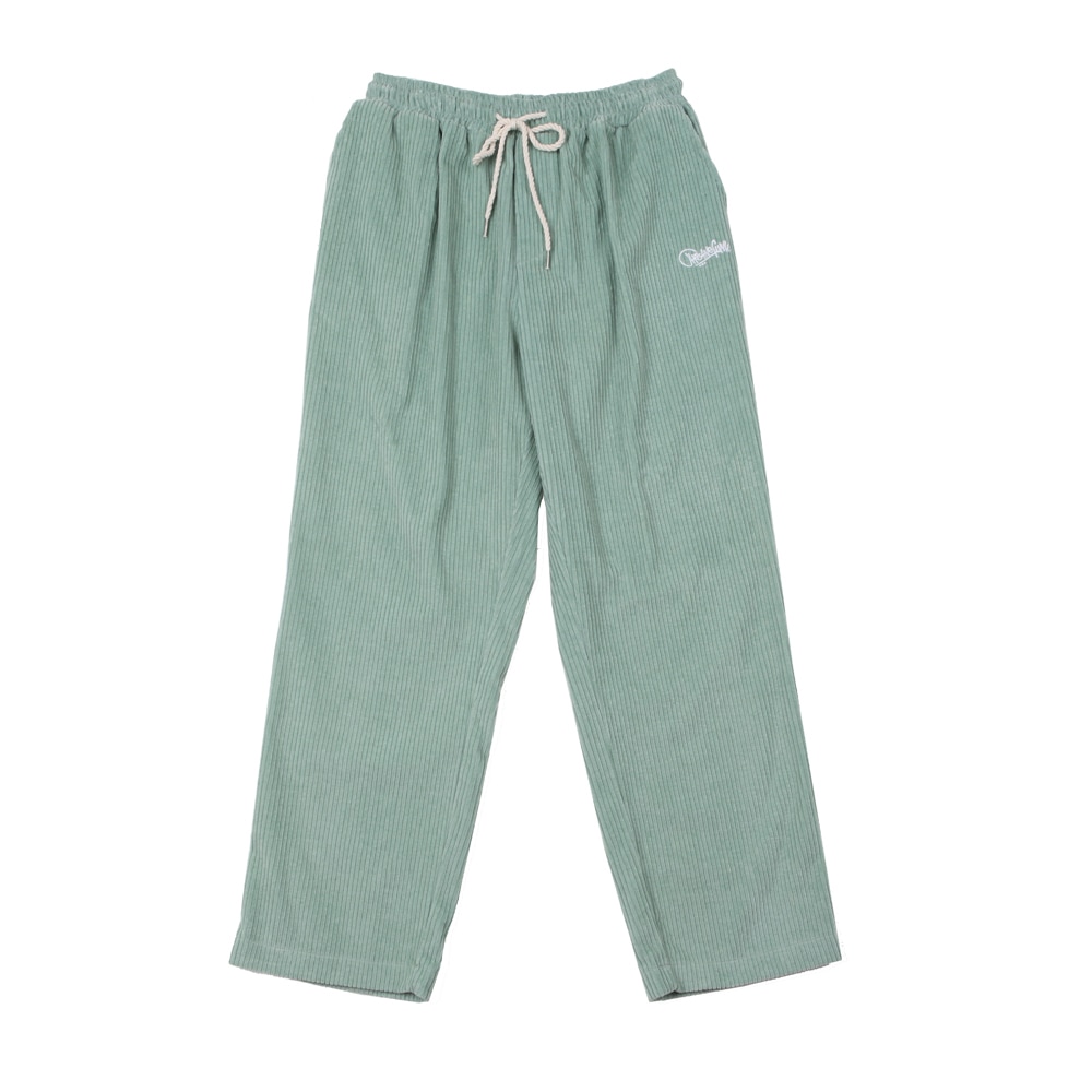 CORDUROY LOGO WIDE PANTS mint