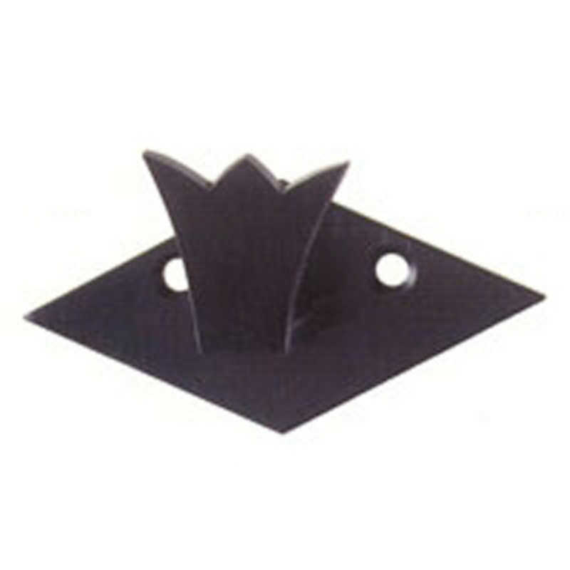 福井金属工芸　極上壁面取付菱座大型65mm 黒　NO.2300B