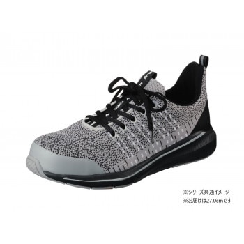 福山ゴム工業　作業靴 アローマックス 93　27.0cm グレー EE25600