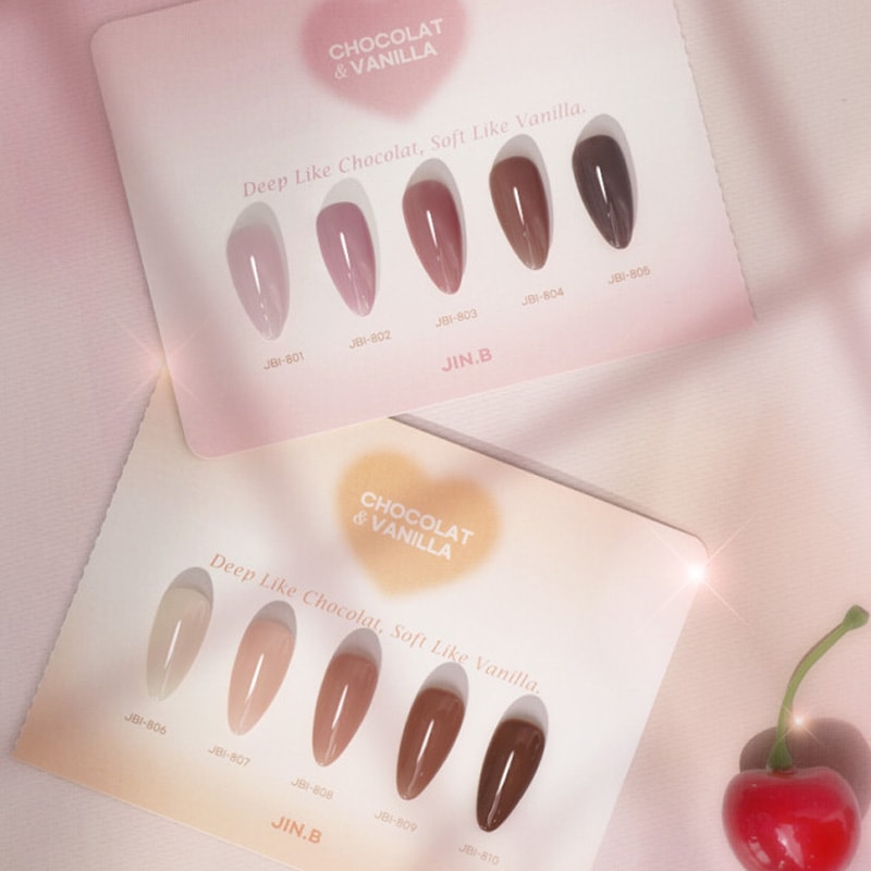 [GRACIA JIN B] 【CHOCOLAT VANILLA 】 IVY SYRUP 11ml 【10色 セット】 デイリーベージュシロップカラーチップ