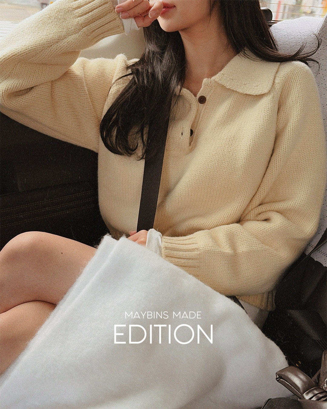 [MADE]トグカラニット韓国ファッション レディース