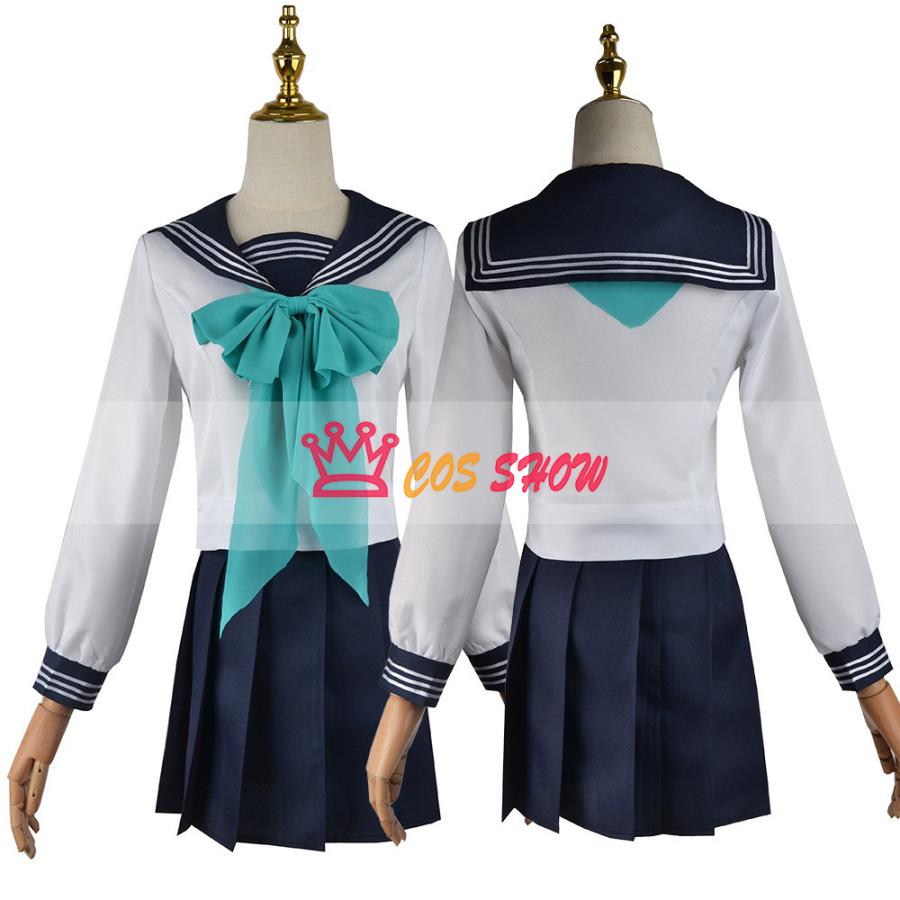 人気商品N0.1 明日ちゃんセーラー服 明日小路 あけびこみち コスプレ衣装 JK制服 cosplay 日常服 イベント クリスマス ハロウィン ステージ