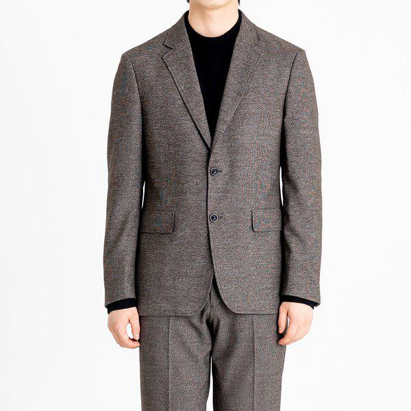 ブラウン スリム セットアップ スーツ