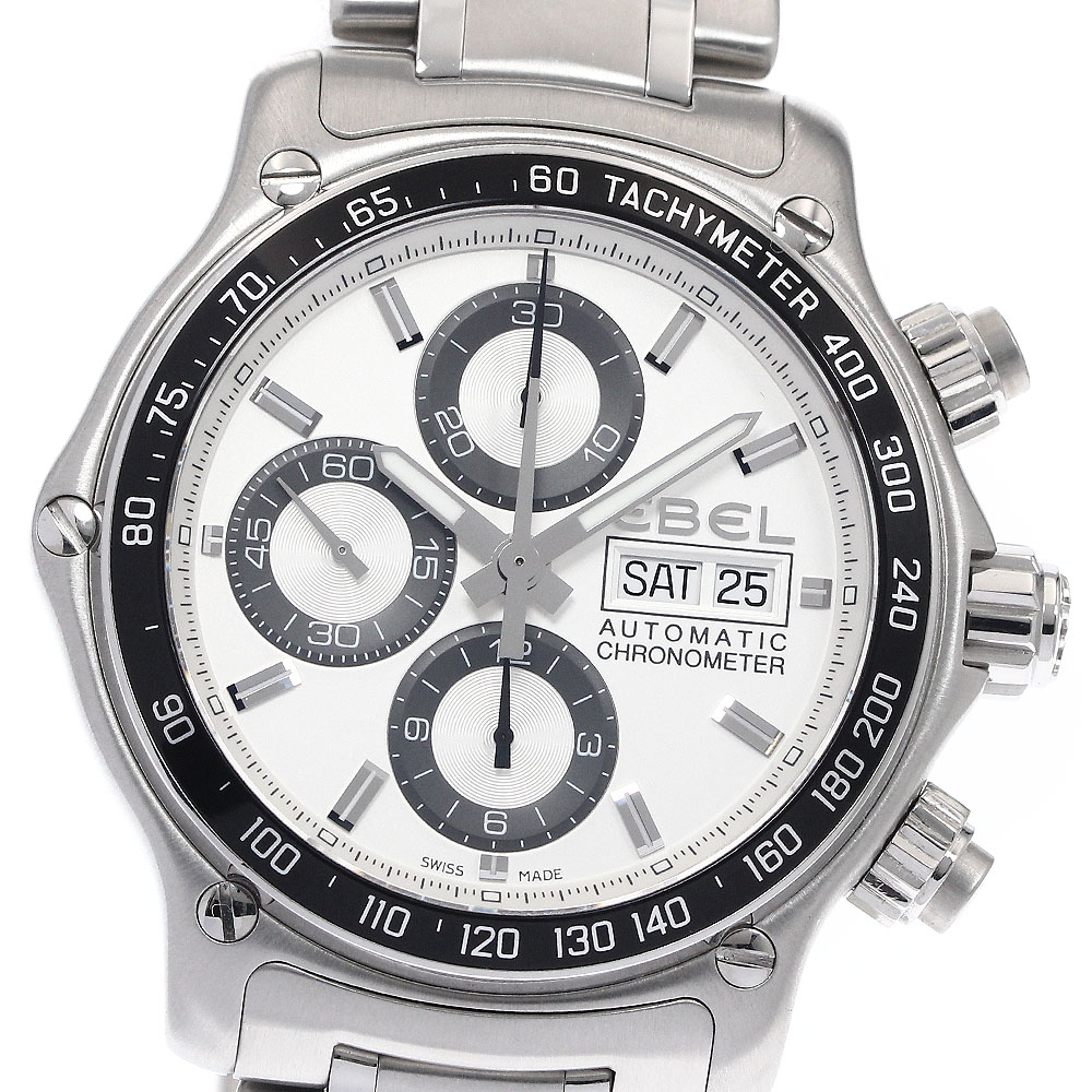 エベル EBEL E9750L62 1911 ディスカバリー デイデイト クロノグラフ 自動巻き メンズ _900159【中古】