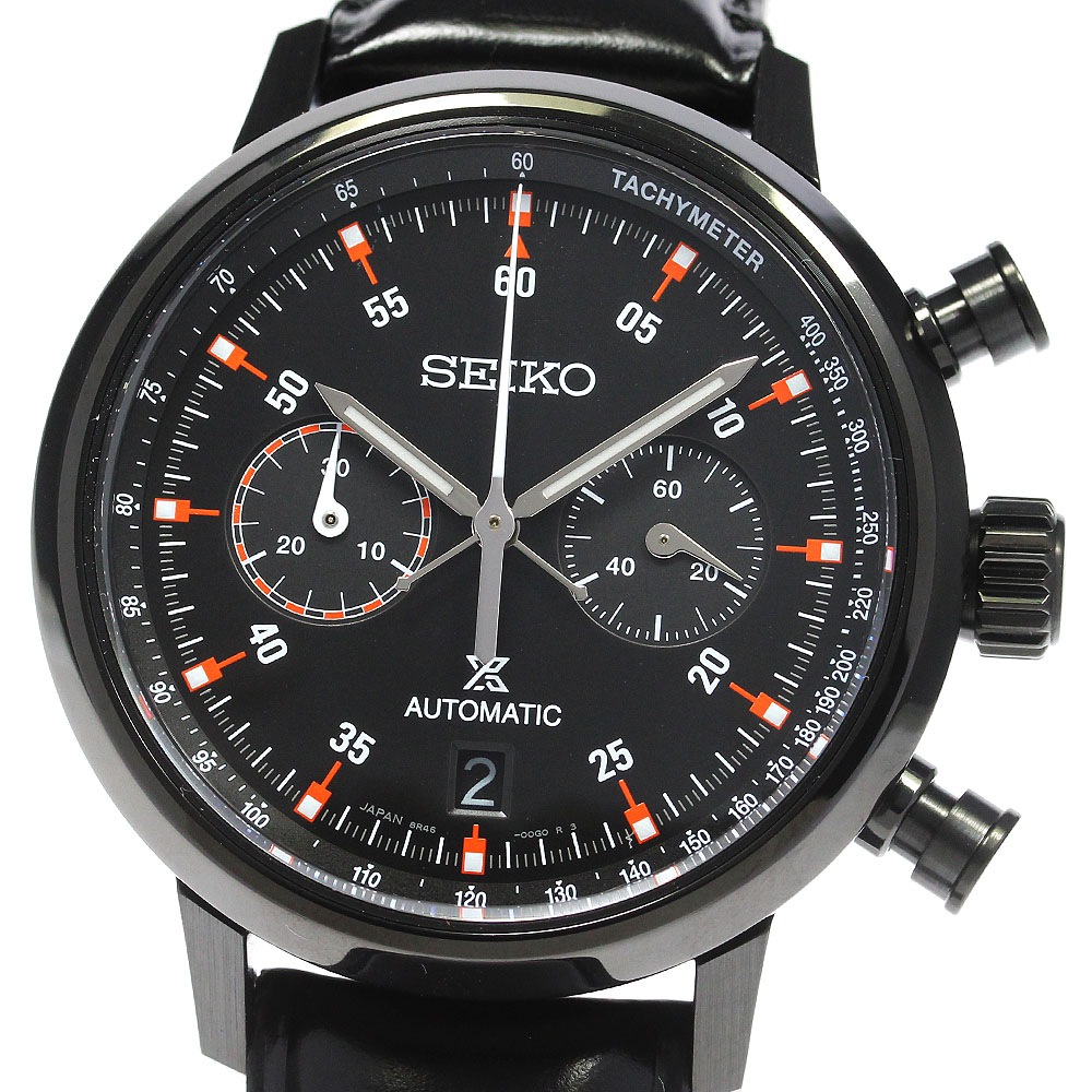 セイコー SEIKO SBEC019/8R465-00F0 プロスペックス スピードタイマー 限定600本 クロノグラフ AT メンズ 極美品 箱付き_808605【中古】