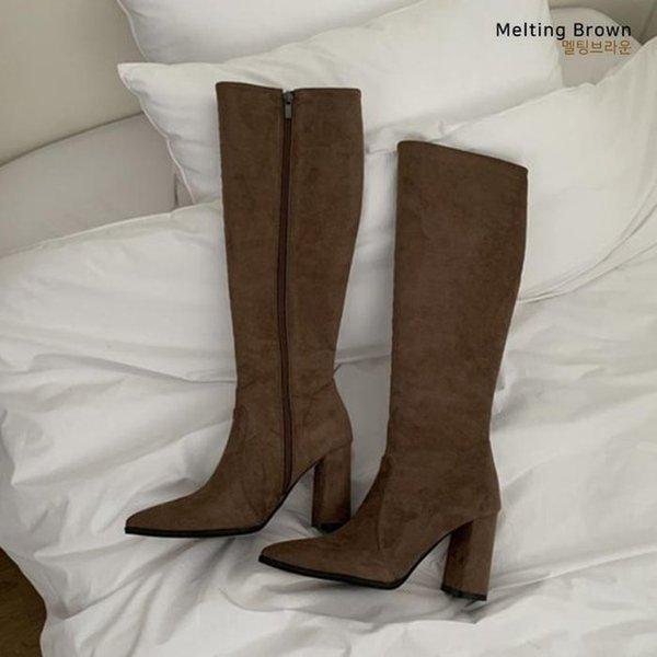 女性ロングブーツ スエードブーツ T63