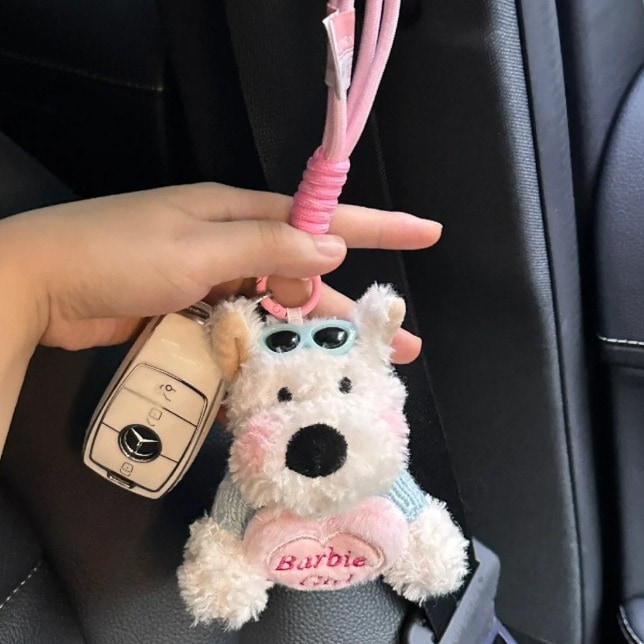 サングラスウエストハイランド走り書き子犬バッグペンダントラブぬいぐるみキーチェーンかわいい漫画人形ぶら下げギフト 5,520円