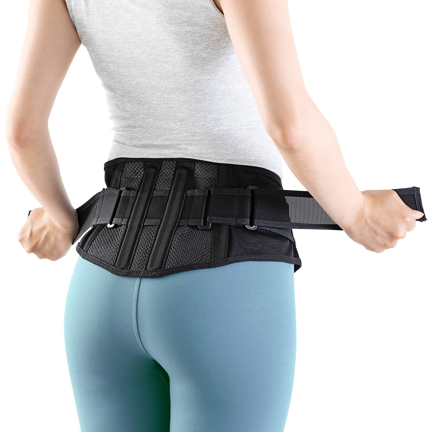 【日進医療器】骨盤ベルト サポーター コルセット 薄型メッシュ 通気性 男女兼用 日本製 (S-M(70～90))