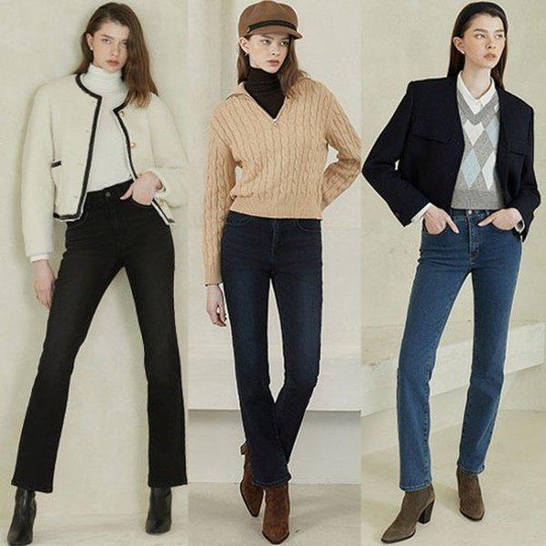 23FW 女性ライクラ二重織起毛デニム3種_638102