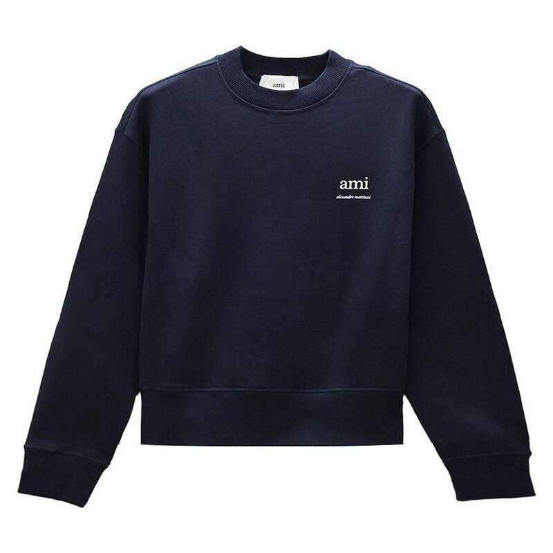 アミ・マティウシ ロゴ入り メンズ パーカー HSW048 JE0120 4011