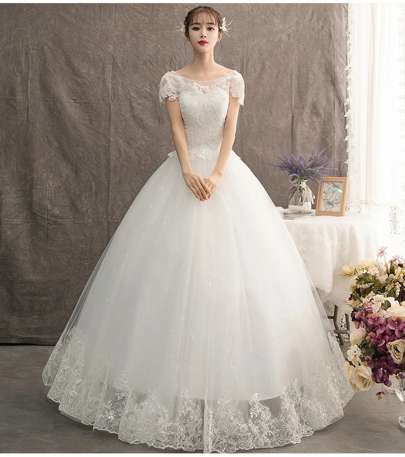 【TIME HOLDER】ウエディングドレス 白 二次会 チュール 刺繍 花嫁ドレス 大きいサイズ カジュアル 編み上げ 大人 ピアノ 発表会 フォーマル カクテルドレス ミモレ丈 ドレス ホワイトド