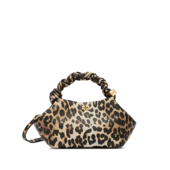GANNI Women Messenger Bags B2100039 859 BROWN BLACK