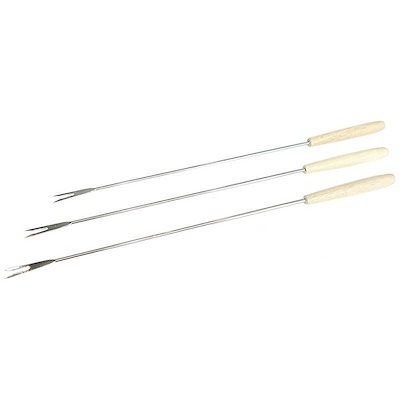 他サイト： キャプテンスタッグ　アウトドア用品バーベキューグリルフォーク 35cm (3本組)　UG-3213の商品画像