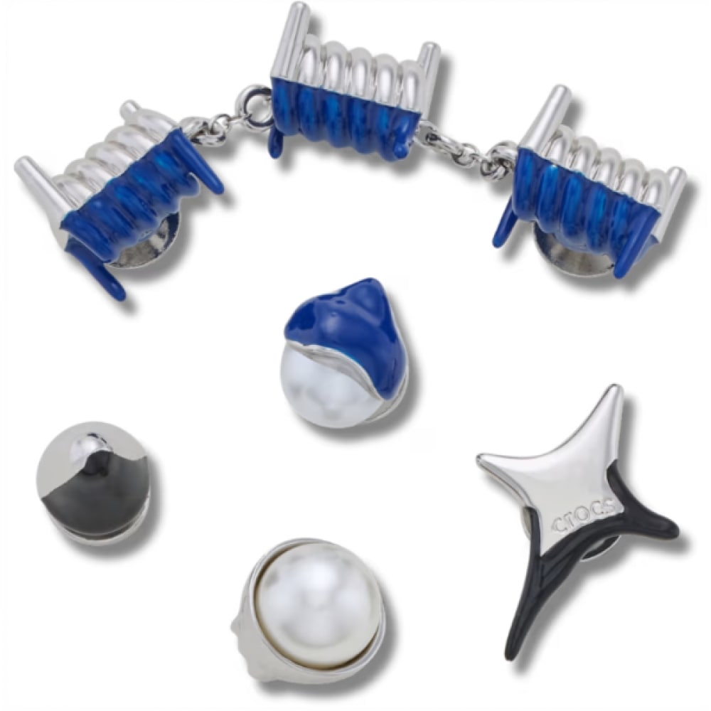 クロックス ジビッツ 5個セット ディープエナメル