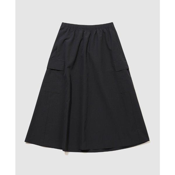 ロイヤルカレッジウィメンズフレアスカートB1 UQ322CSK92 BLK0 FGR0