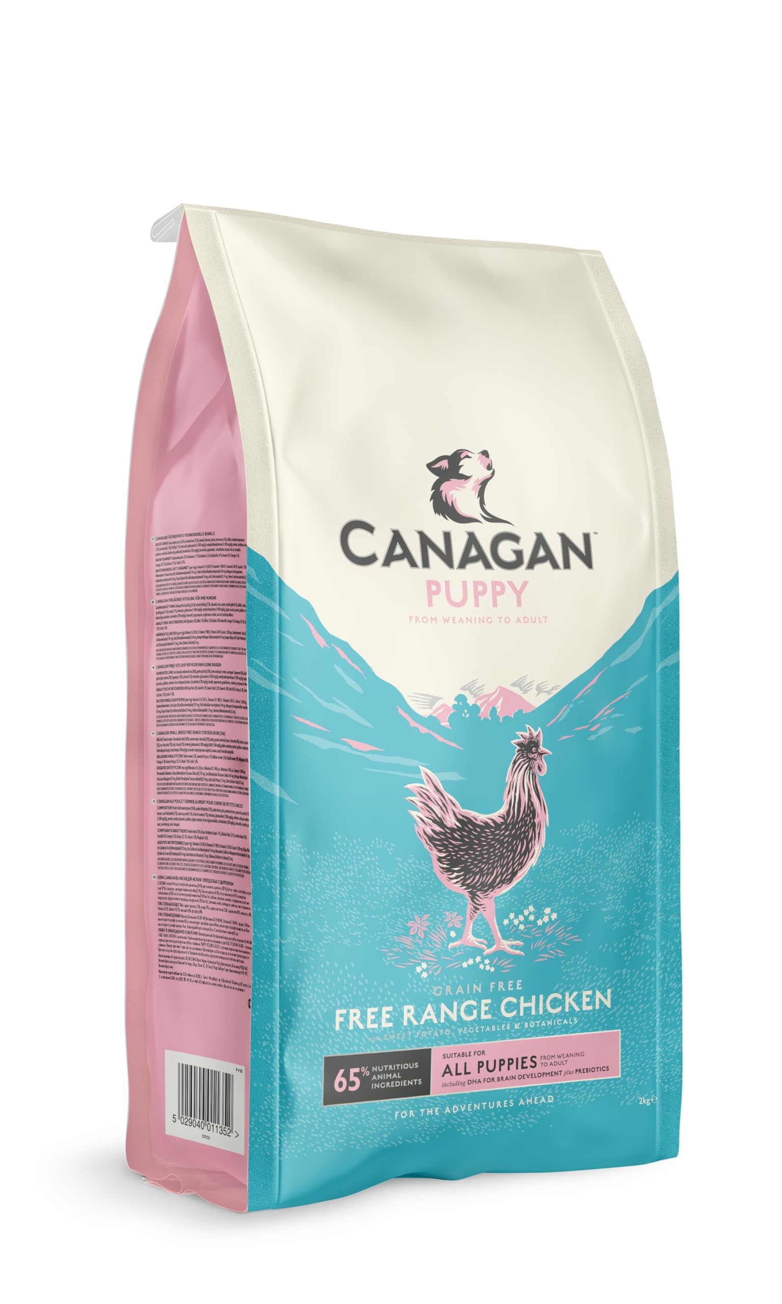 カナガン ドッグフード チキン 子犬用 (2kg) ドライフード 全犬種・15ヵ月齢以下 対応 【着色料・香料不使用 グレインフリー】 CANAGAN CDFCP