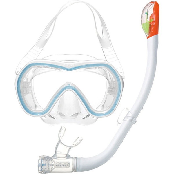 エーキューエー オルカソフト&サミードライSPシリコン2点セット WH/クリスタルサックス KZ9001 0900