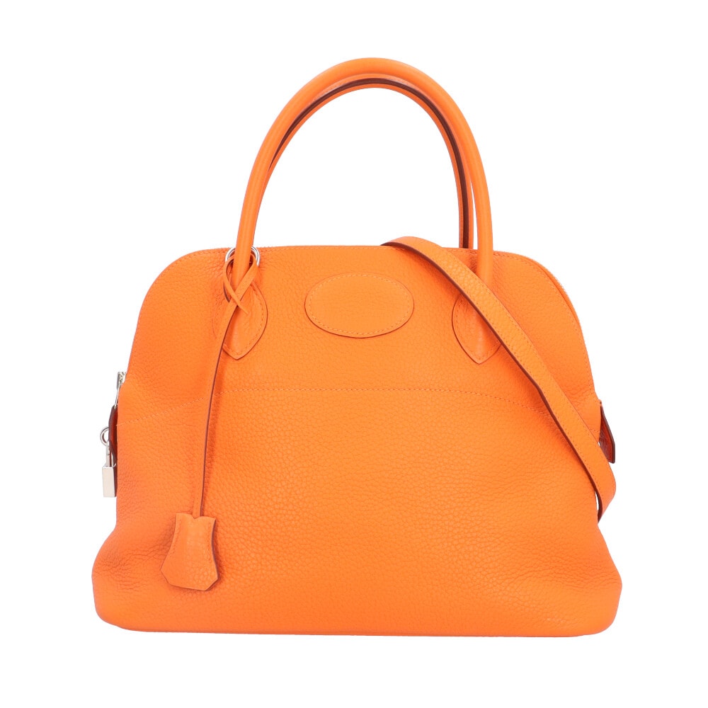 エルメス ボリード31 ショルダーバッグ トリヨンクレマンス オレンジ HERMES 中古 美品