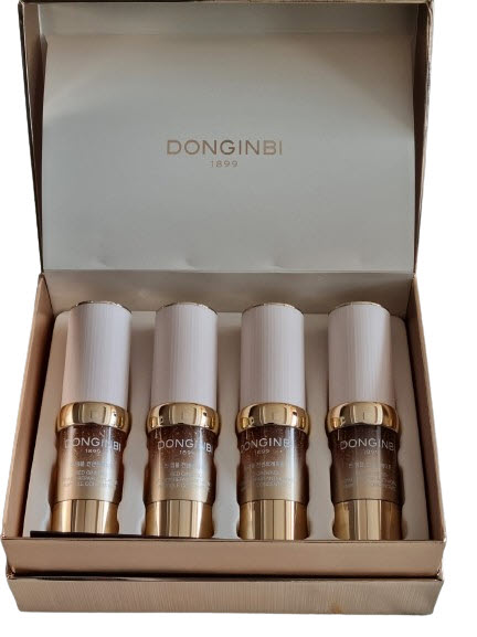 彤人秘-津アンプルコンセントレート10ml4個セット紅参成分と24kピュアゴールドの弾力ケア