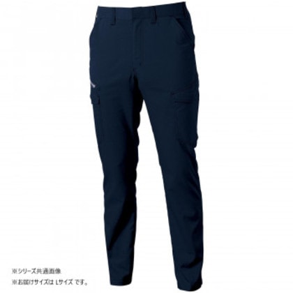 桑和 3478-08 カーゴパンツ Lサイズ ネイビー(1)