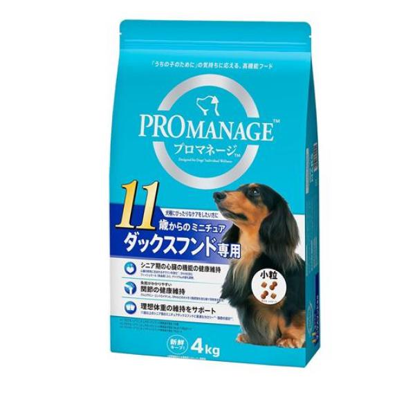 プロマネージ 犬種別シリーズ 11歳からのミニチュアダックスフンド専用 4kg