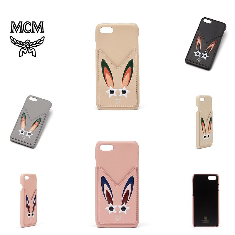送料無料 STAR EYED BUNNY IPHONE 6S/7 CASE BLACK/BEIGE/