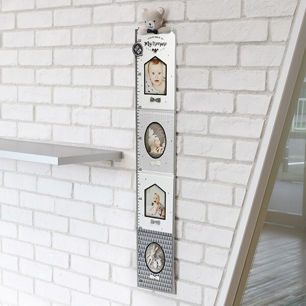 身長計 壁掛け フォトフレーム 赤ちゃん NORD KINO 写真立て （ 160cm 子供 身長