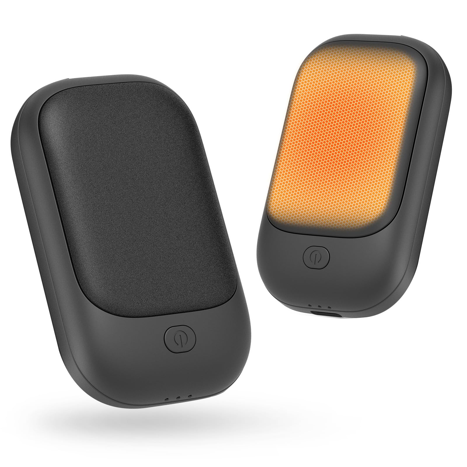 【MINIポケットサイズ・1秒急速発熱・マグネット分離式】ATOPSUN 充電式カイロ 360両面発熱 3段階温度調節 7000mAh モバイルバッテリー機能 携帯カイロ 電気かいろ 大容量 小型 超