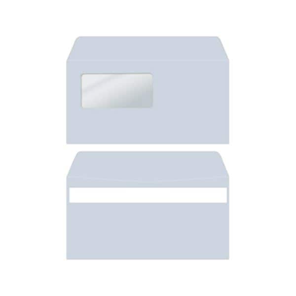 （まとめ）弥生 窓付封筒（アクア）シールのり付き W217H109mm 333107 1箱（200枚）3セット