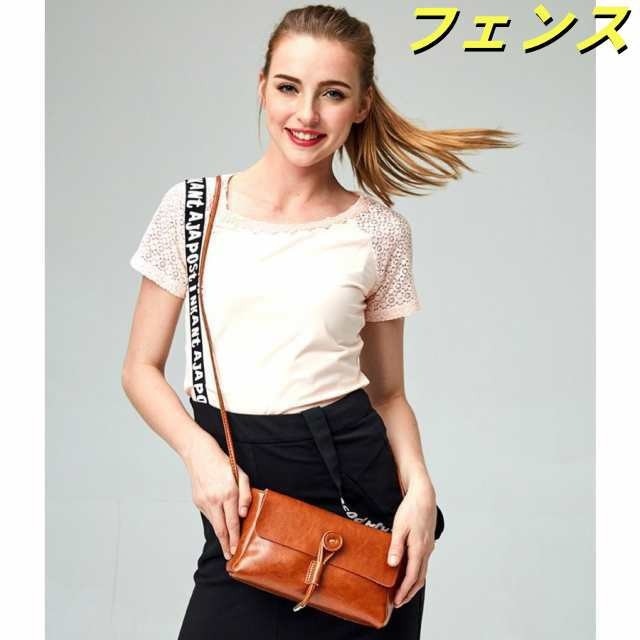 ショルダーバッグ レディース レザー 小型 本革 メッセンジャーバッグ 光沢 化粧品鞄 パティーバッグ 3色 斜めがけバッグ お出かけ