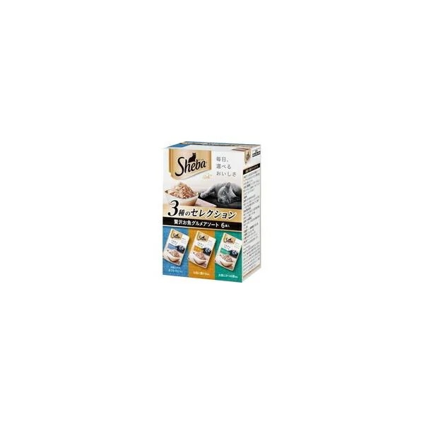 【1ケース】【お取り寄せ対象品】シーバ リッチ ごちそうフレーク 贅沢お魚グルメアソート(35g*6袋入)[シーバ(Sheba)] *20個
