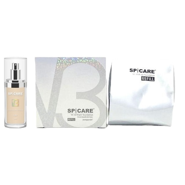 スピケア V3 パーティクルプライマー ＋ ブリリアント ファンデーションセット 30ml+15g(レフィル) ライト
