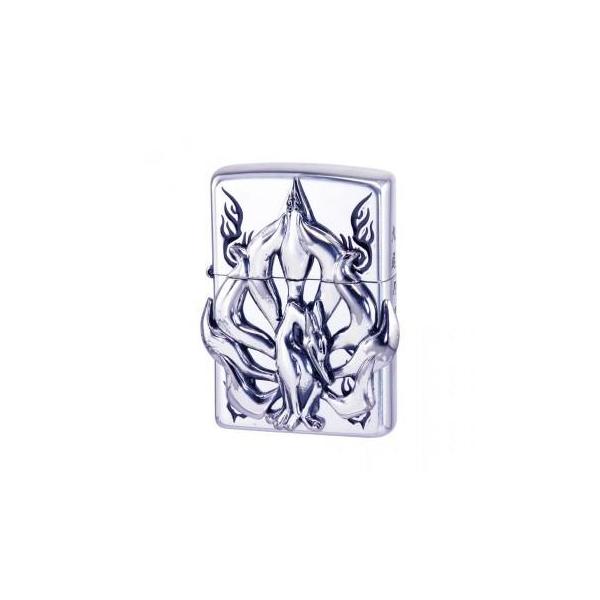 ZIPPO 九尾の狐 銀イブシ