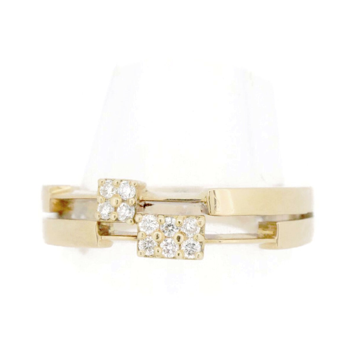 ダイヤモンド リング 指輪 0.10ct 9号 K18YG(18金 イエローゴールド) 質屋出品