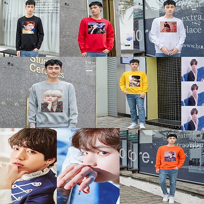 bts tシャツのプリントの写真が明らかに不自然なレイアウトで配置 コレクション