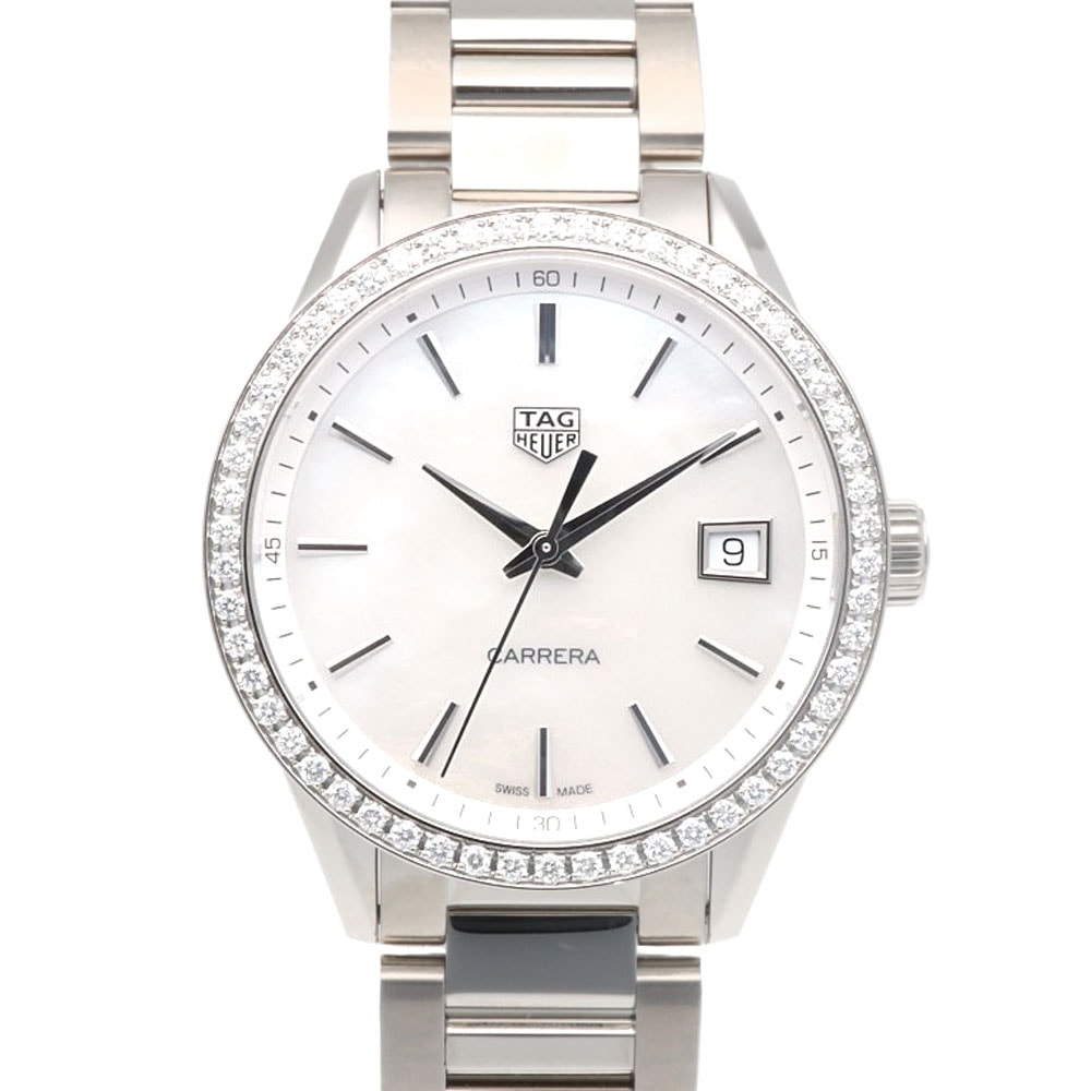 タグホイヤー カレラ 腕時計 ステンレススチール WBK1316 クオーツ 磨き直し済 1年保証 TAG HEUER 中古 美品