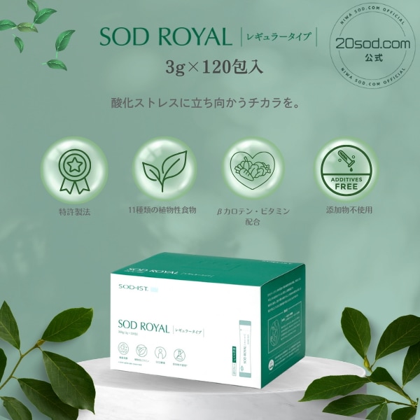 SODロイヤル レギュラータイプ 3g×120包