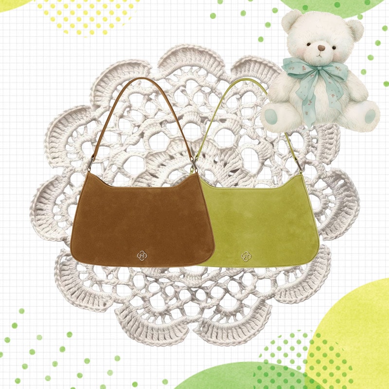 leaf classic shoulder bag 【2025 FW】 バッグ トートバッグ ブラック キャメル モスグリーン 韓国ファッション ブランド 正規品