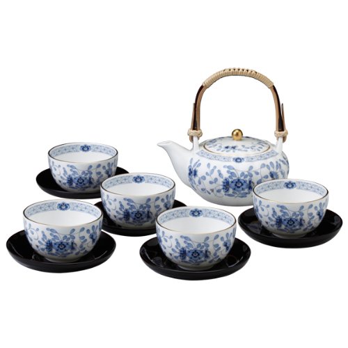 色:ブルー NARUMI ミラノ 茶器揃(茶托付) 9682-23031
