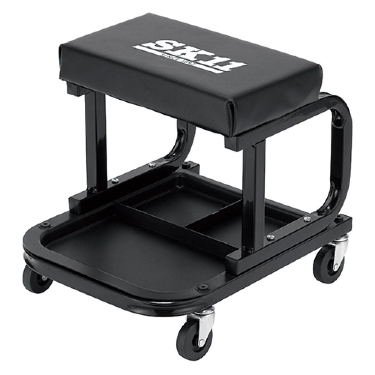 SK11 ローラーシート SRS-102B　作業用椅子 パーツトレー付き 自動車整備 キャスター付き