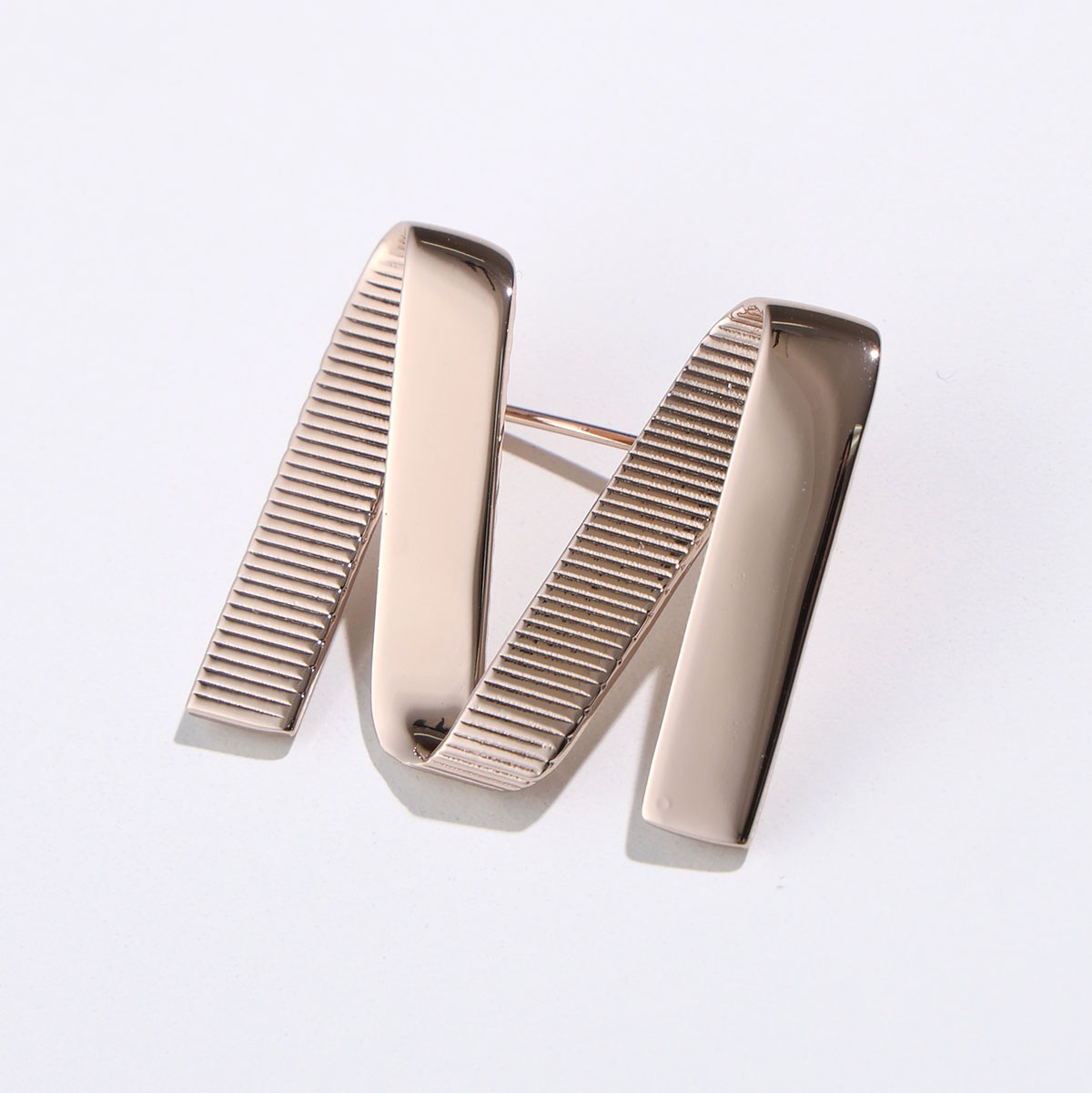 MAX MARA マックスマーラ ブローチ MGROSGRAINPIN レディース ロゴ メタル ピンバッチ アクセサリー 001