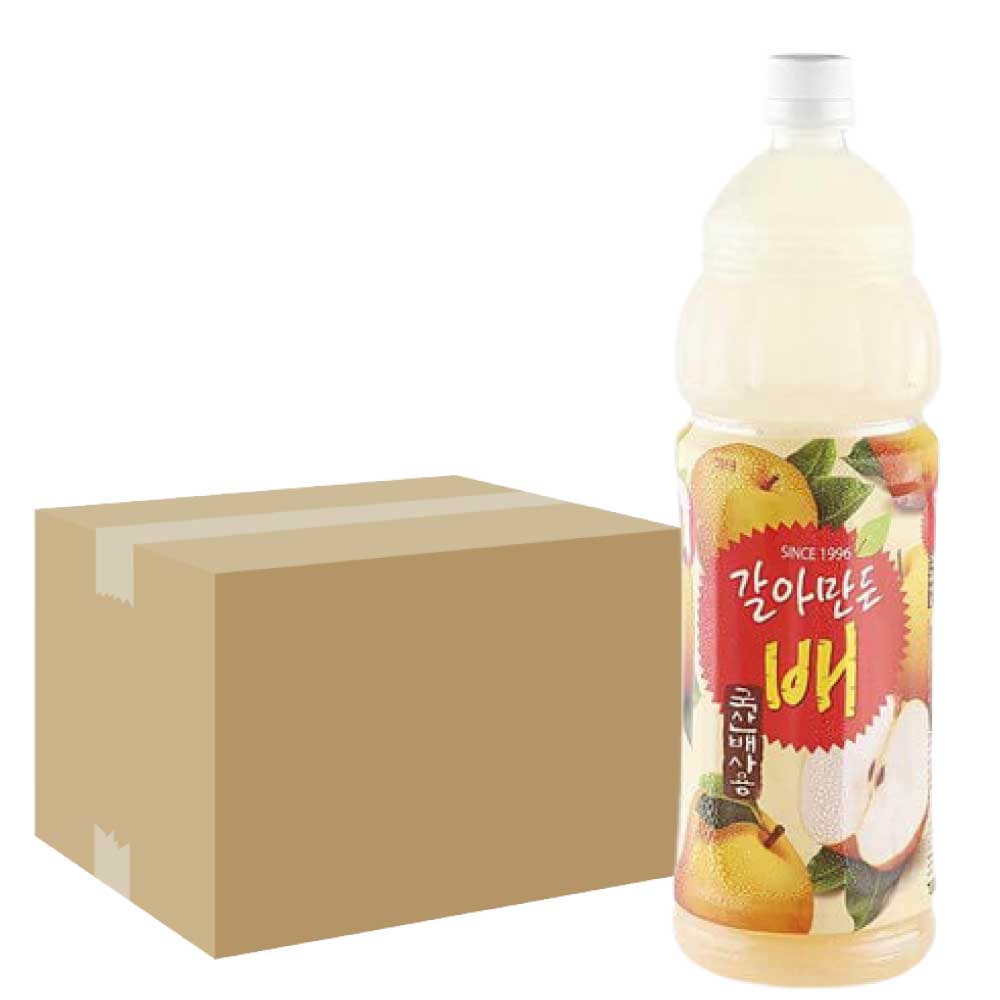 すりおろし梨ジュース 1.5L 1BOX 12本入 ラマンドゥンペ 韓国ドリンク 韓国ジュース 韓国飲料 韓国飲み物 飲み物 飲料 ジュース ソフトドリンク