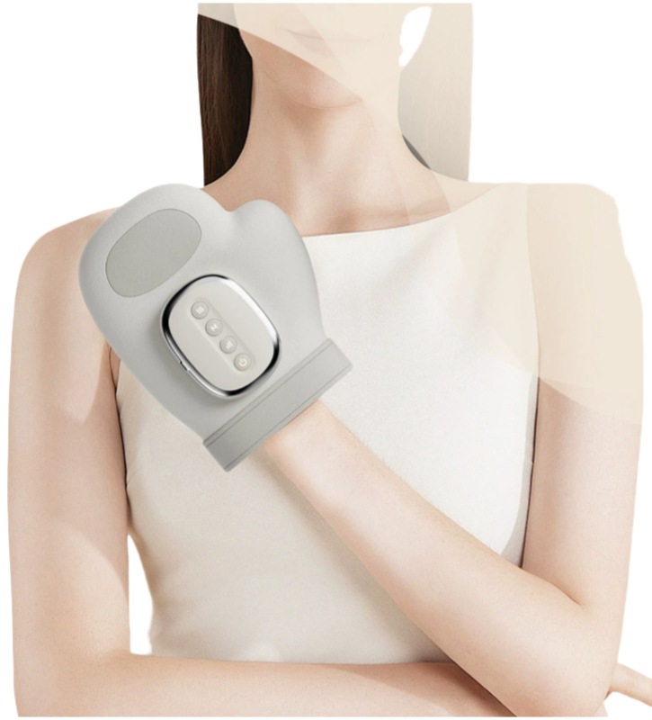 ハンドマッサージャーハンドマッサージ機ハンドケア手マッサージ器エアマッサージャー 手のひら癒しのハンドエステ！USB充電5段階力度調節3つモード指関節電動揉み押し加熱手マッサージ器プレゼントギフト