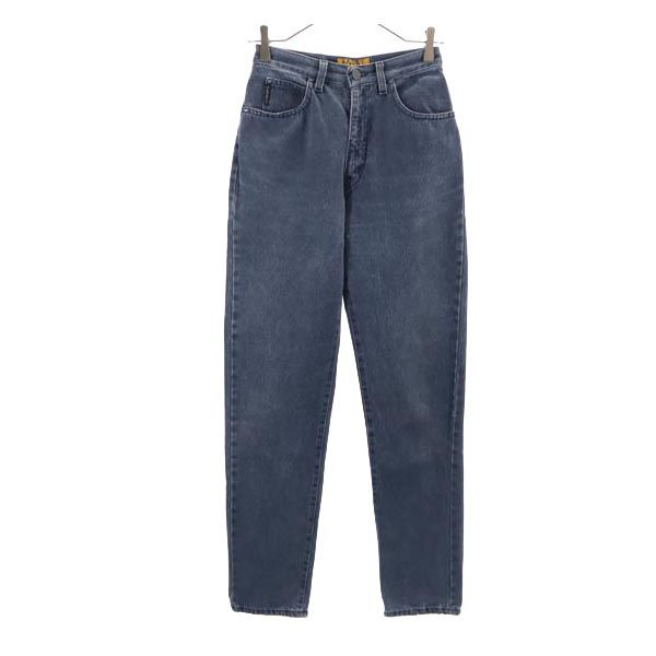 アルマーニジーンズ イタリア製 テーパードデニムパンツ w28 ネイビー系 ARMANI JEANS ジーンズ レディース