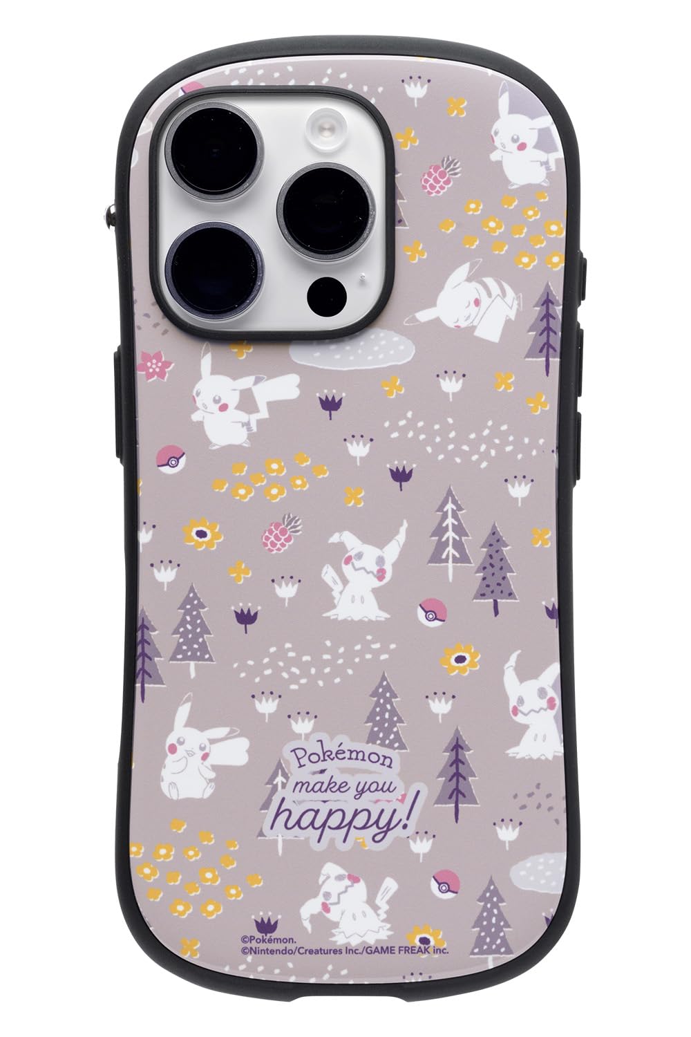 ポケットモンスター/ポケモン iFace First Class iPhone 16 Pro 専用 ケース MagSafe 対応 MagSynq (北欧/ミミッキュ)【アイフェイス アイフォン16プロ