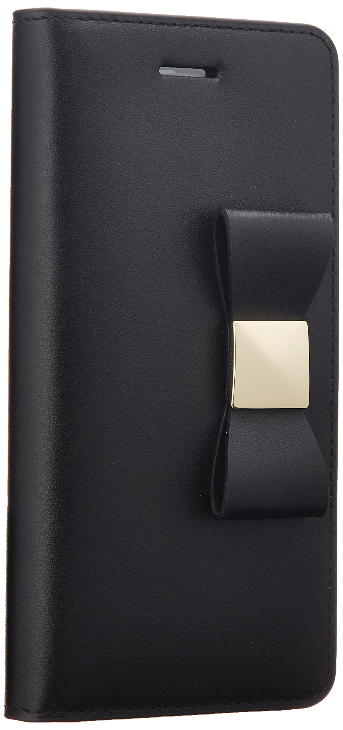 【日本正規代理店品】Layblock iPhone 6s/6 レザーケース 天然牛革 Ribbon Classic Diary ブラック ダイアリータイプ LB3994i6