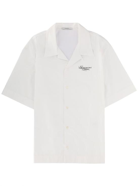 GIVENCHY Men Shirts BM618F1YJQ 100 White