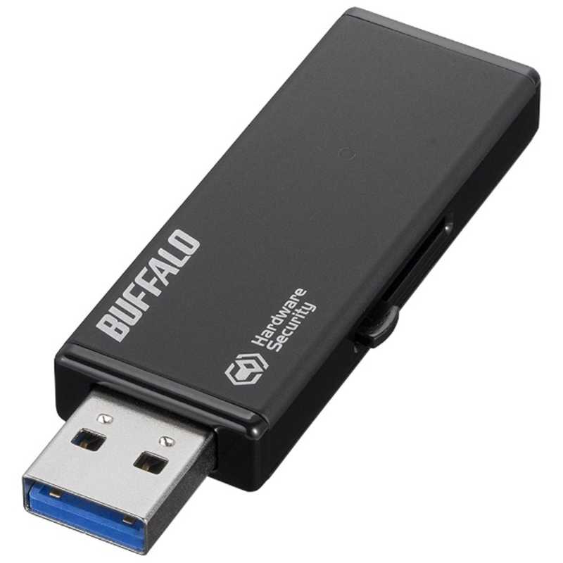 BUFFALO　USB3.0メモリ 強制暗号化 RUF3-HSLシリーズ(32GBブラック)　RUF3-HSL32G