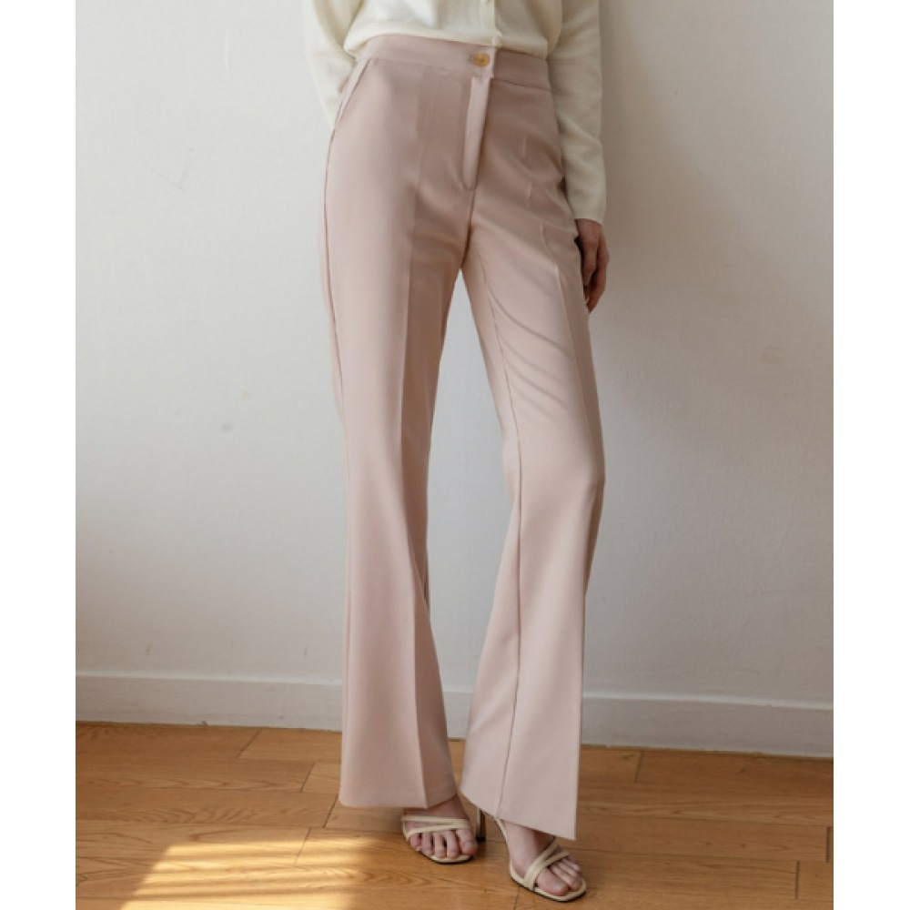 FRENCHCHIC パーフェクトフィット スパンブーツカットスラックス_F5S50SL_ピンク